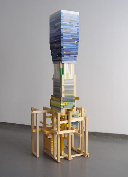 David McDonald Honshirabe, 2009 Wood, Acrylic