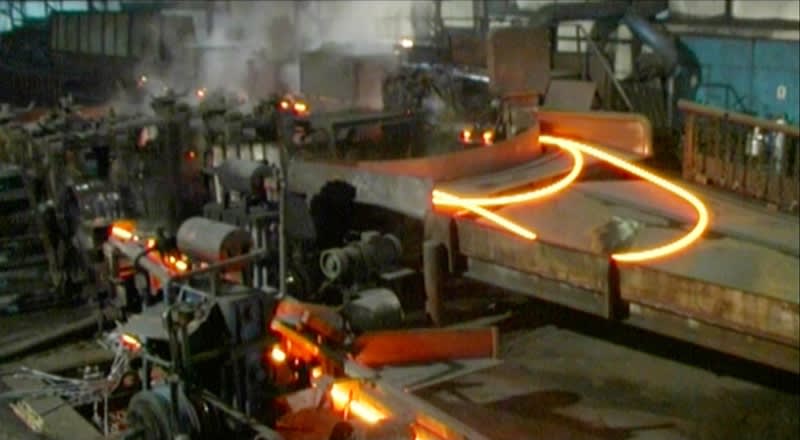 Obstructions / Rolling Mills, 2007 Single-channel video 8 mins