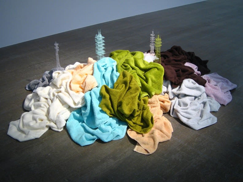 Out of Disorder (Complex), 2012 Bath towels