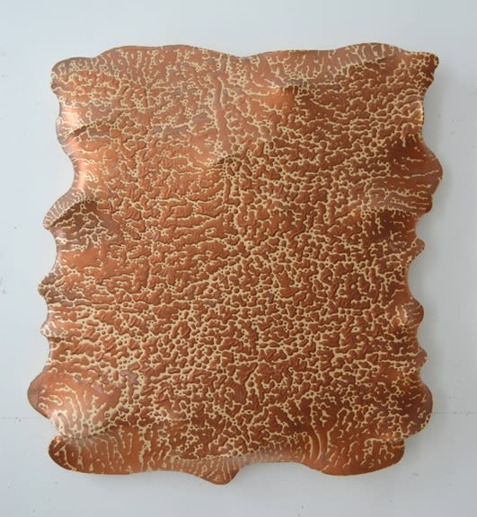 Plateau, 2009 Fabric stretched over wire with various media