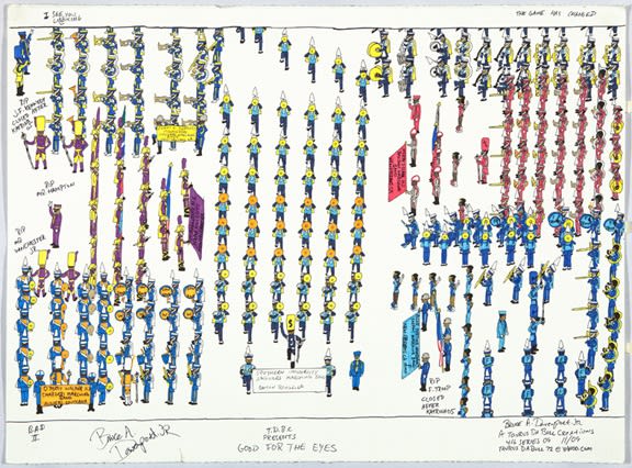 TBDC Presents: Good for the Eyes, 2009 archival marker on paper