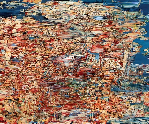 The Odyssey, 2011 Signed and dated on verso acrylic on canvas