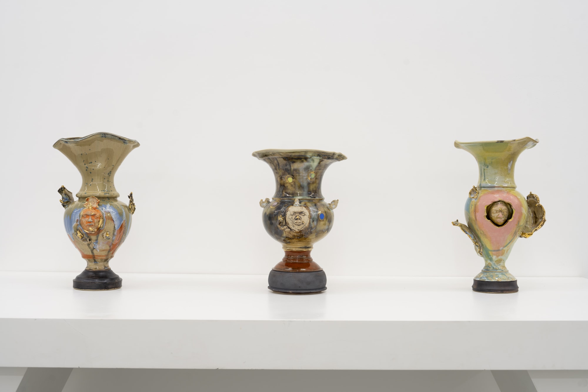 Installation view: Ancestral Material, Freya Bramble-Carter & Jean Servais Somian, online exhibition 50 GOLBORNE, 2025. Photo: Noah Da Costa