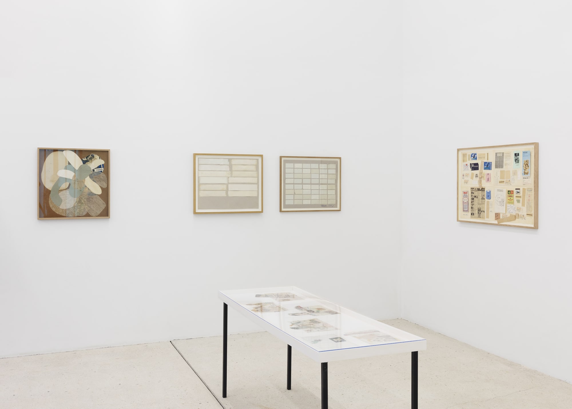 Collages: Tomislav Gotovac, Julije Knifer, Mangelos and Mladen Stilinović