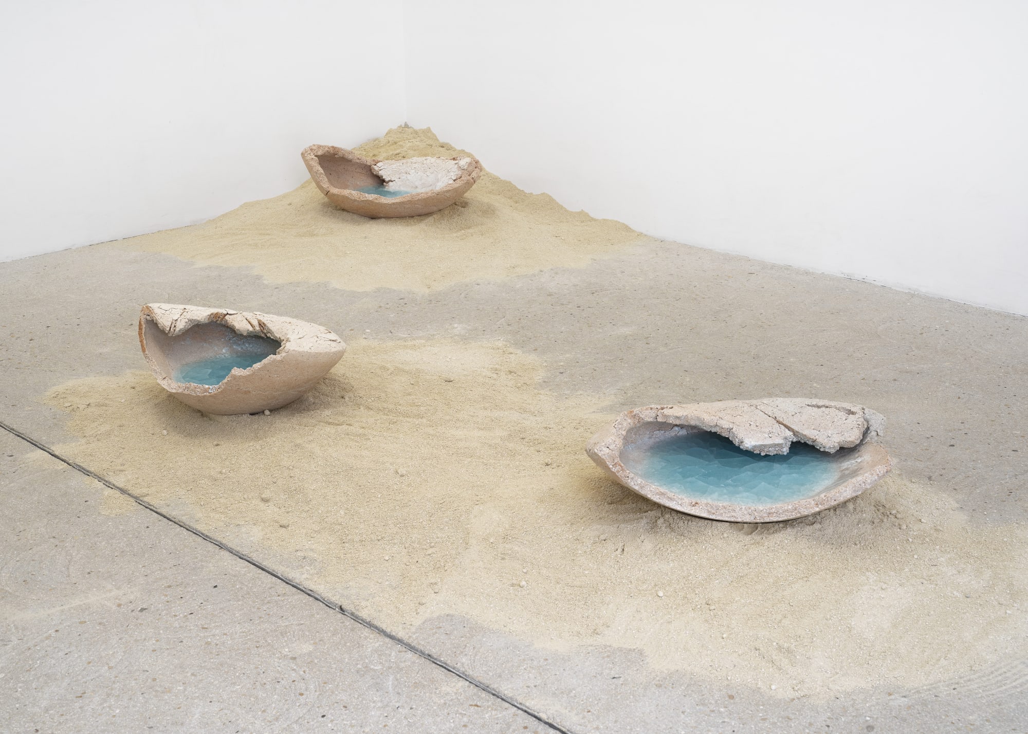 Machiko Ogawa: Apophyllízo, le bleu de la mer, le bleu du ciel