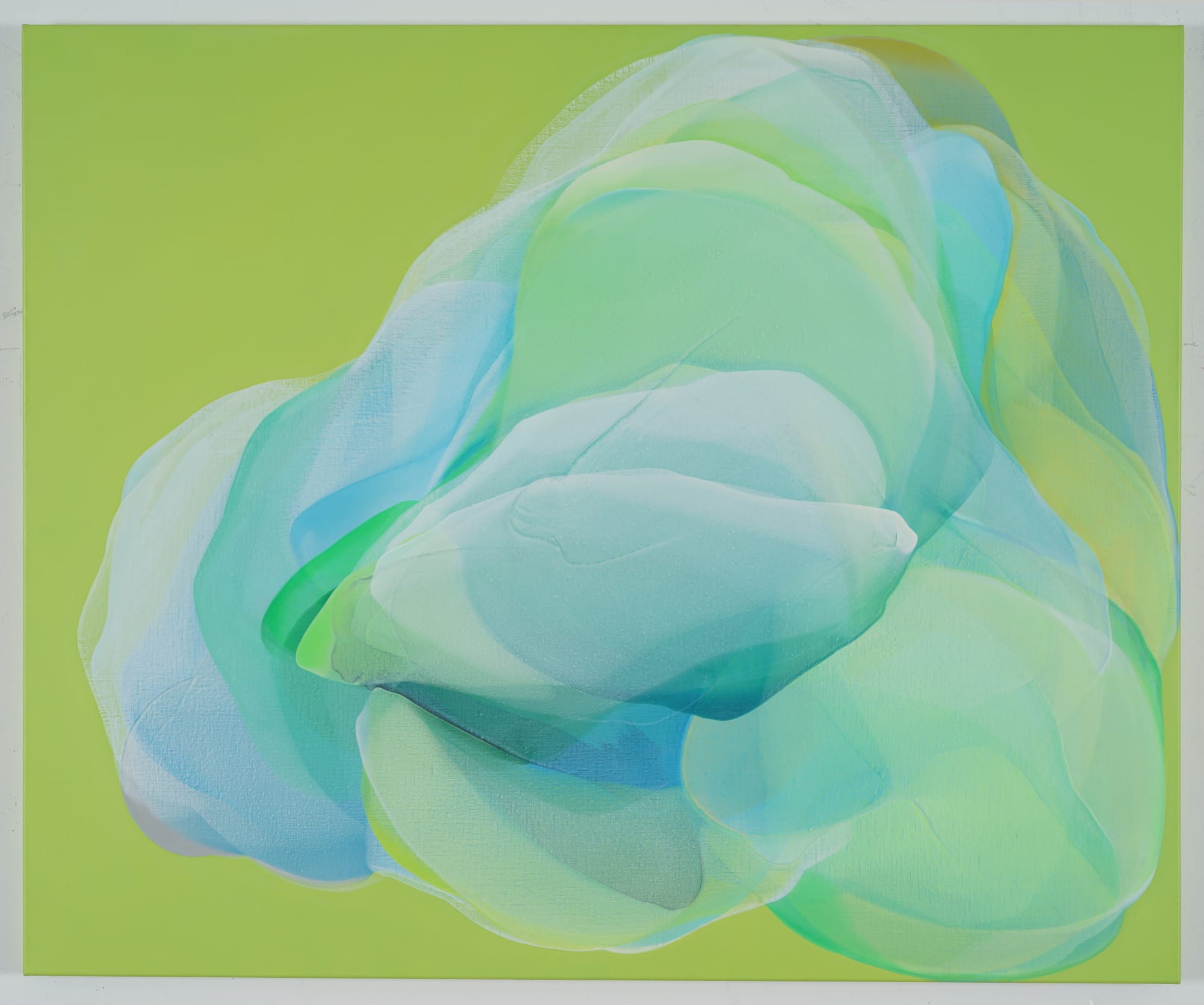 Hong Sooyeon Illuminate 03 Acrylic on canvas 117.3 x 142.5 x 3.5cm 2021