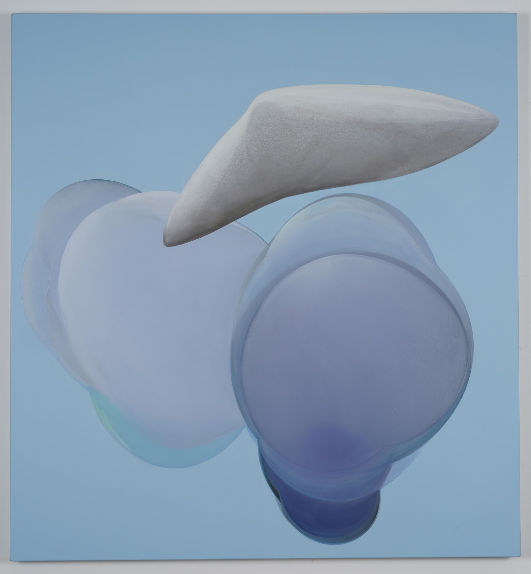 Hong Sooyeon Intrinsic Dialogue #5 Acrylic on canvas 152.5 x 142 x 4cm 2020