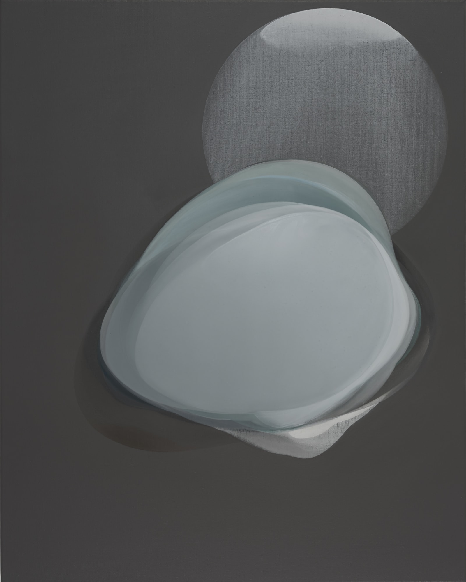 Hong Sooyeon Intrinsic dialogue #6 Acrylic on canvas 80 x 100 x 2.2cm 2018