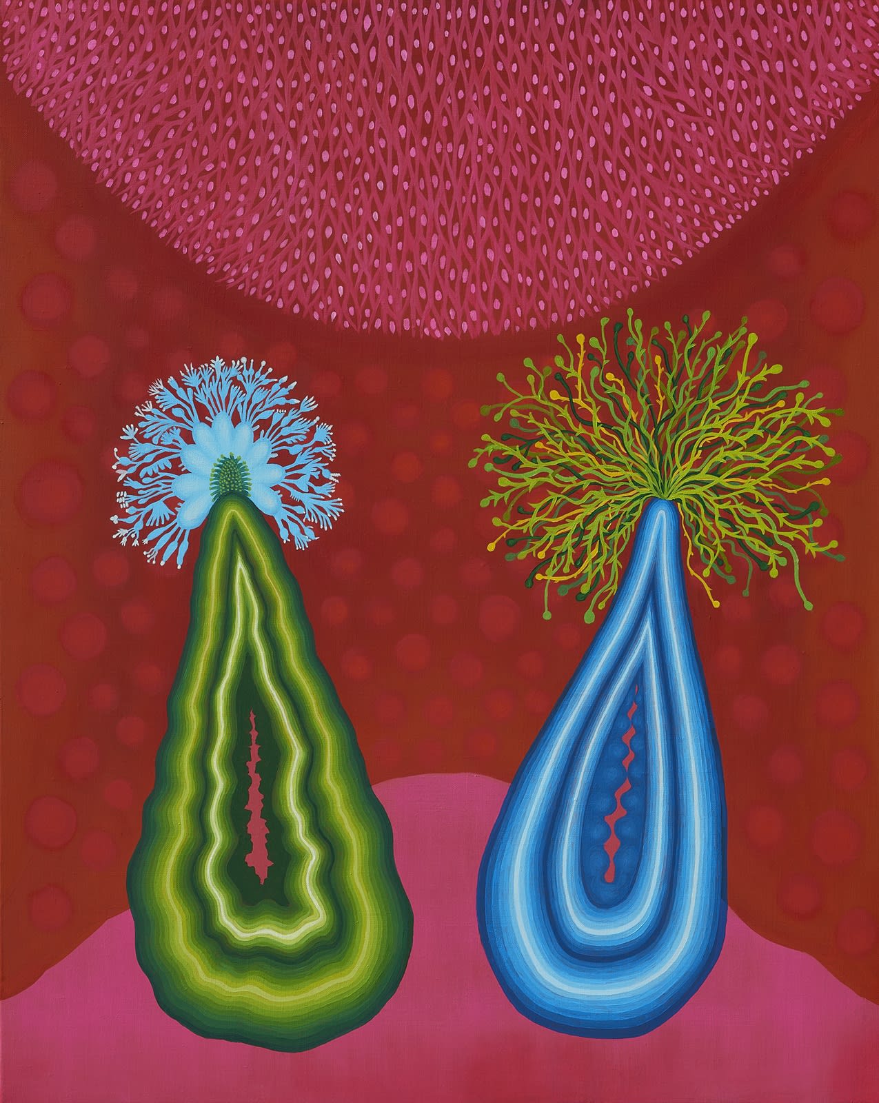 Mating oil on canvas 100 x 80.3cm 2023