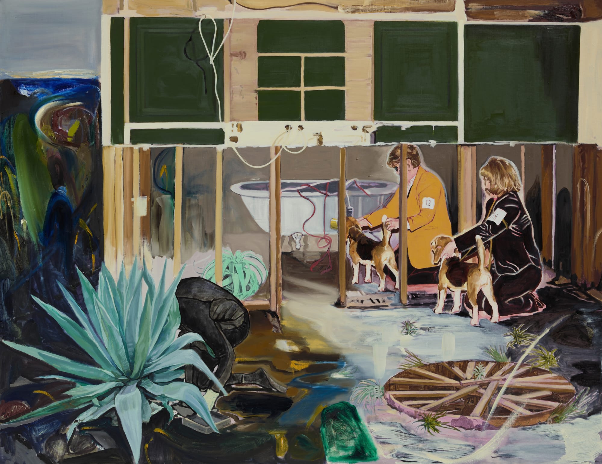 Mumble oil on linen 112 x 145.2cm 2023