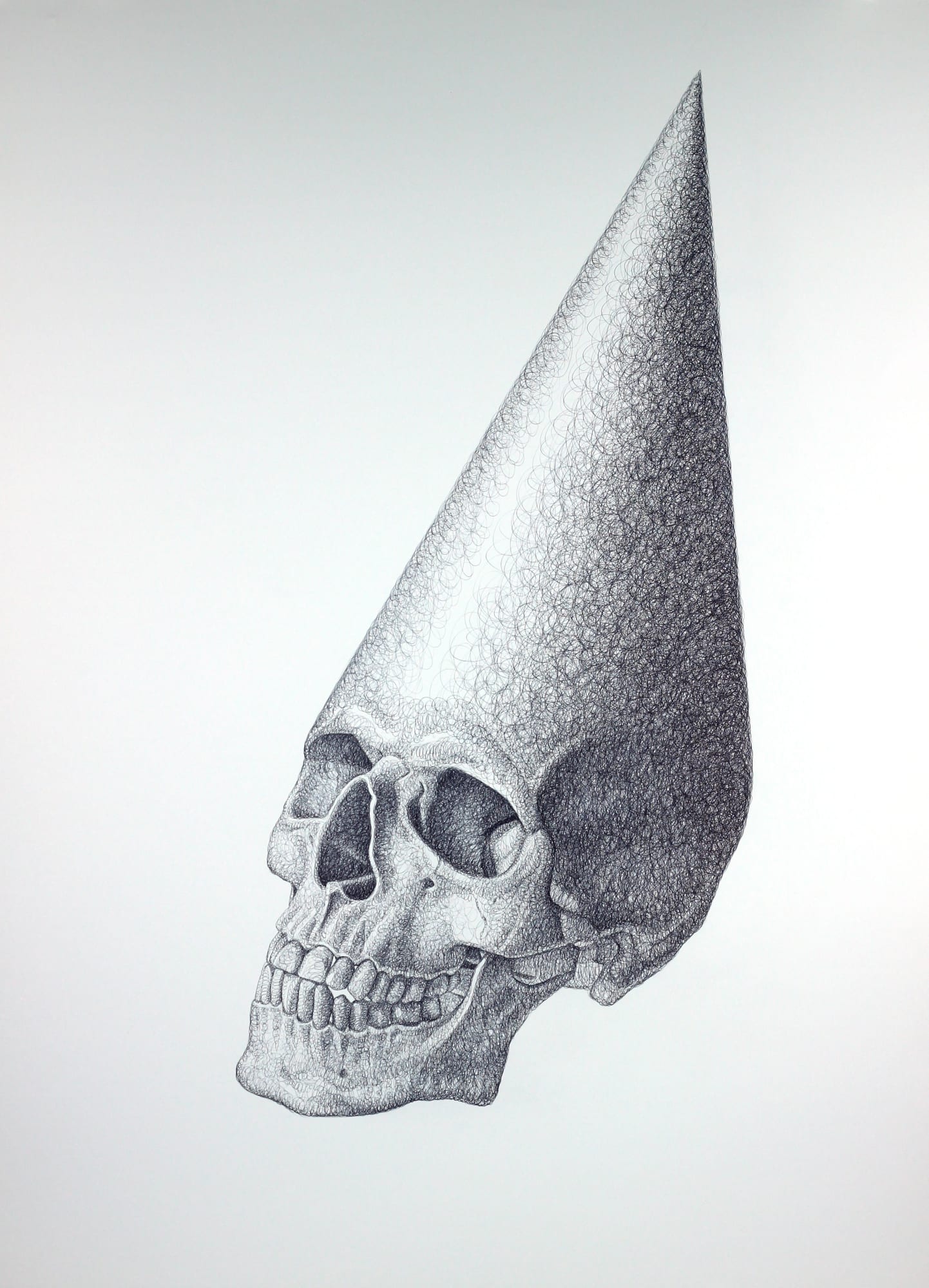 To the bone pen on paper 110 x 80cm 2022