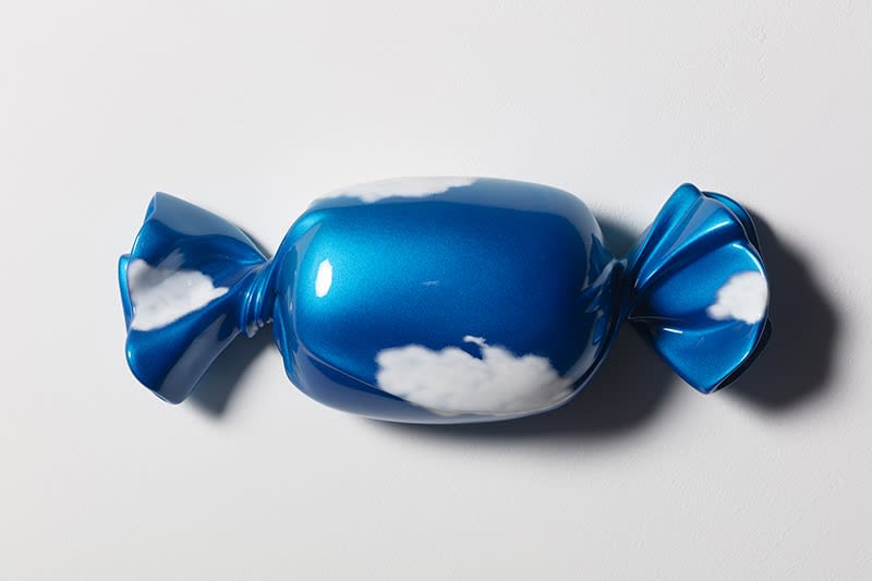 Cloud Candy polycarbonate, mixed media 40 x 13 x 10cm 2021