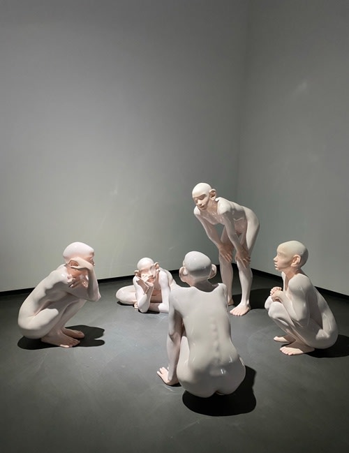 The Five Girls (Society) resin variable installation 2010