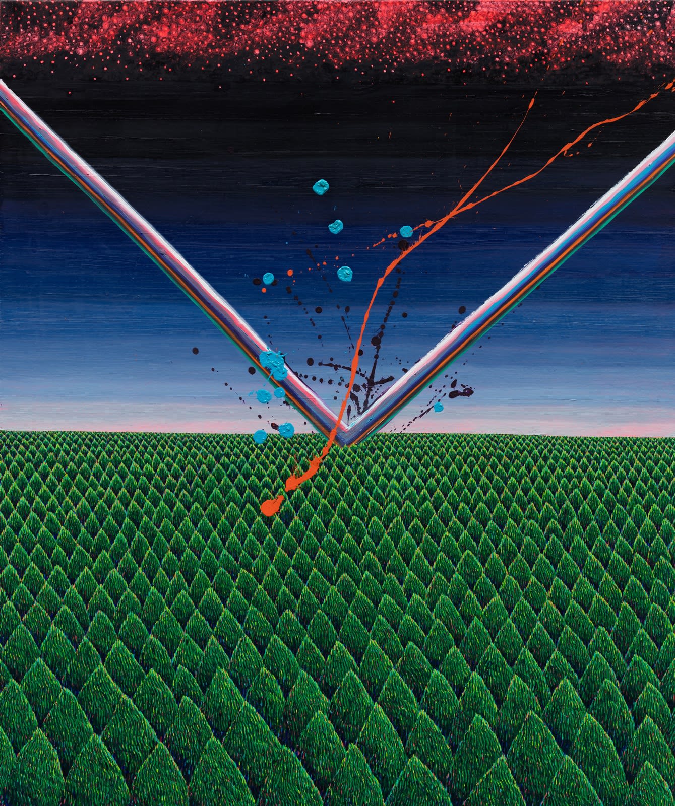 AHN DOOJIN Clang! oil and acrylic on canvas 72.5 x 60.5cm 2020