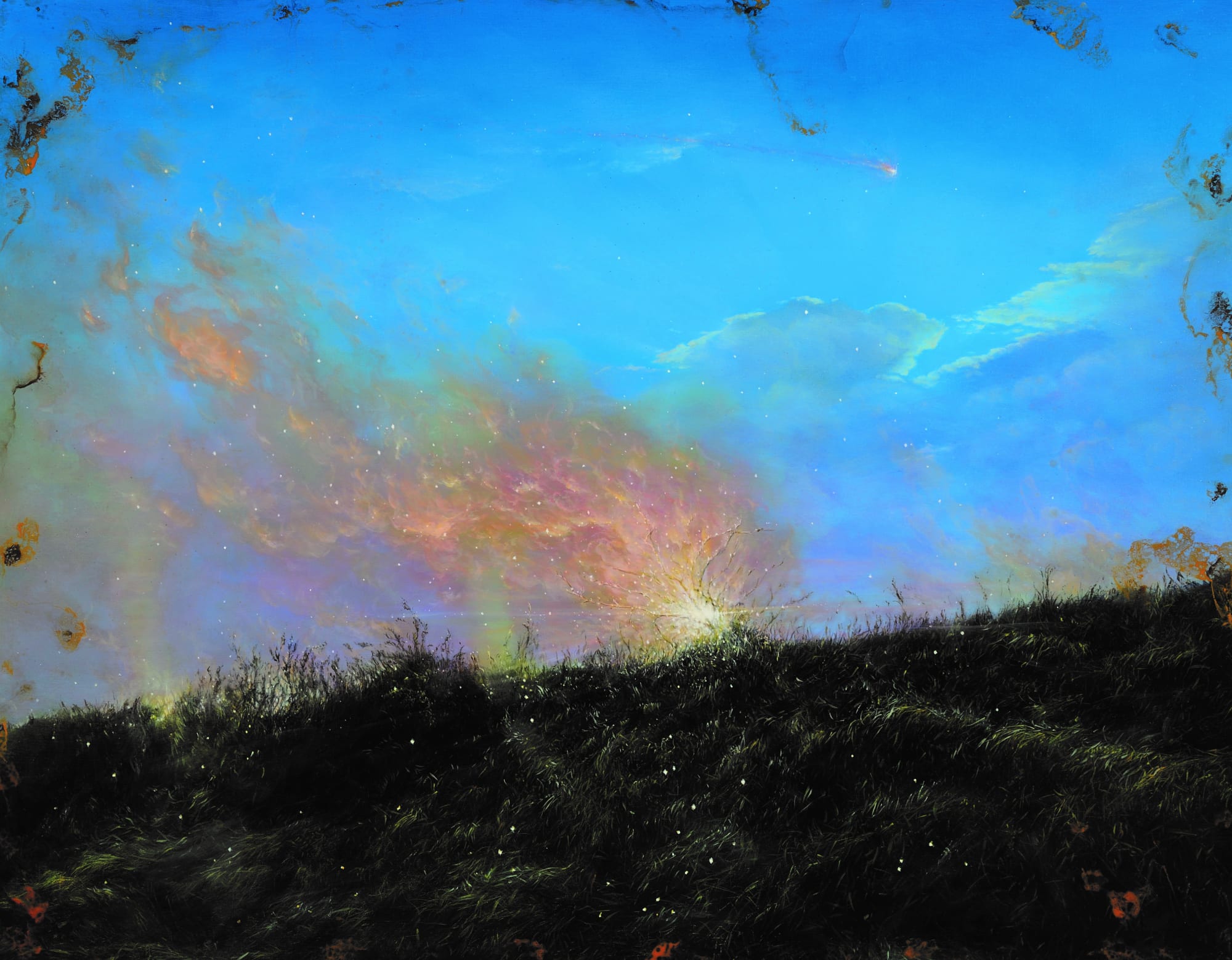 Unknown Artist-April 12th 18 oil on canvas 91 x 117cm 2018