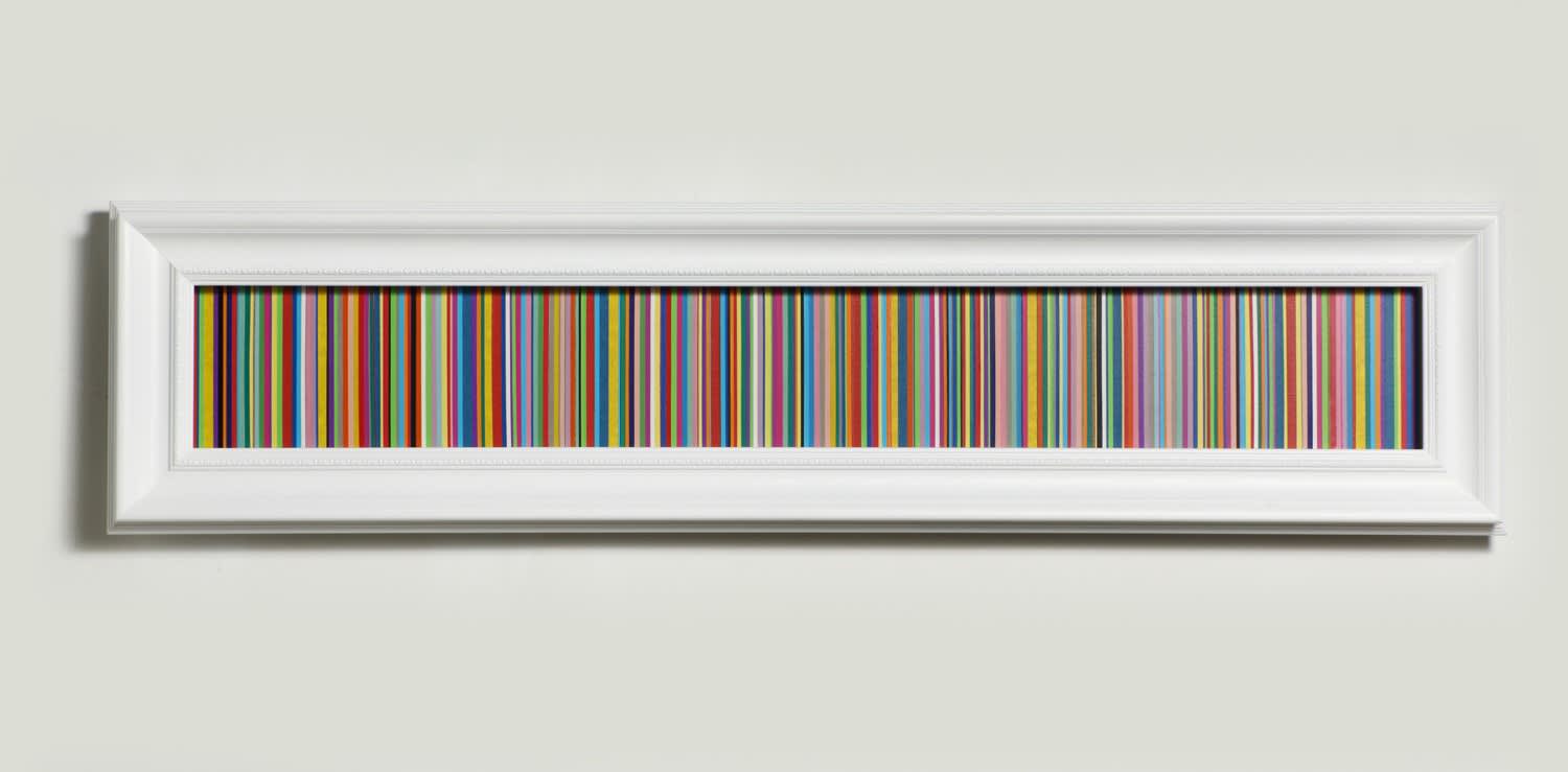 BACK INKYO SWEET ILLUSION #17 tapes on board 30 x 130cm 2016