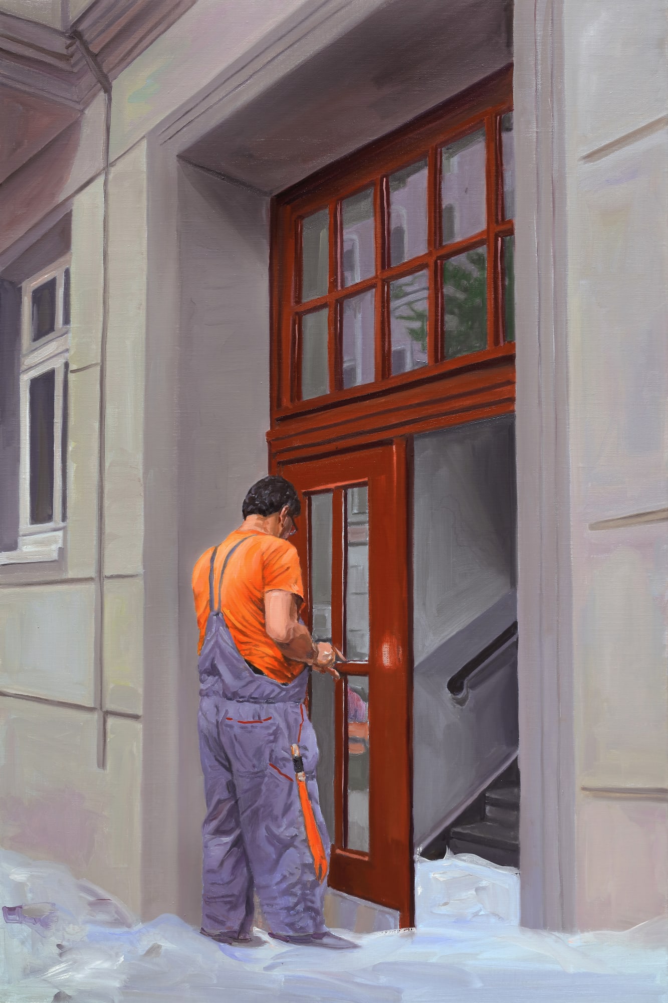 Locksmith oil on canvas 100 x 65cm 2016