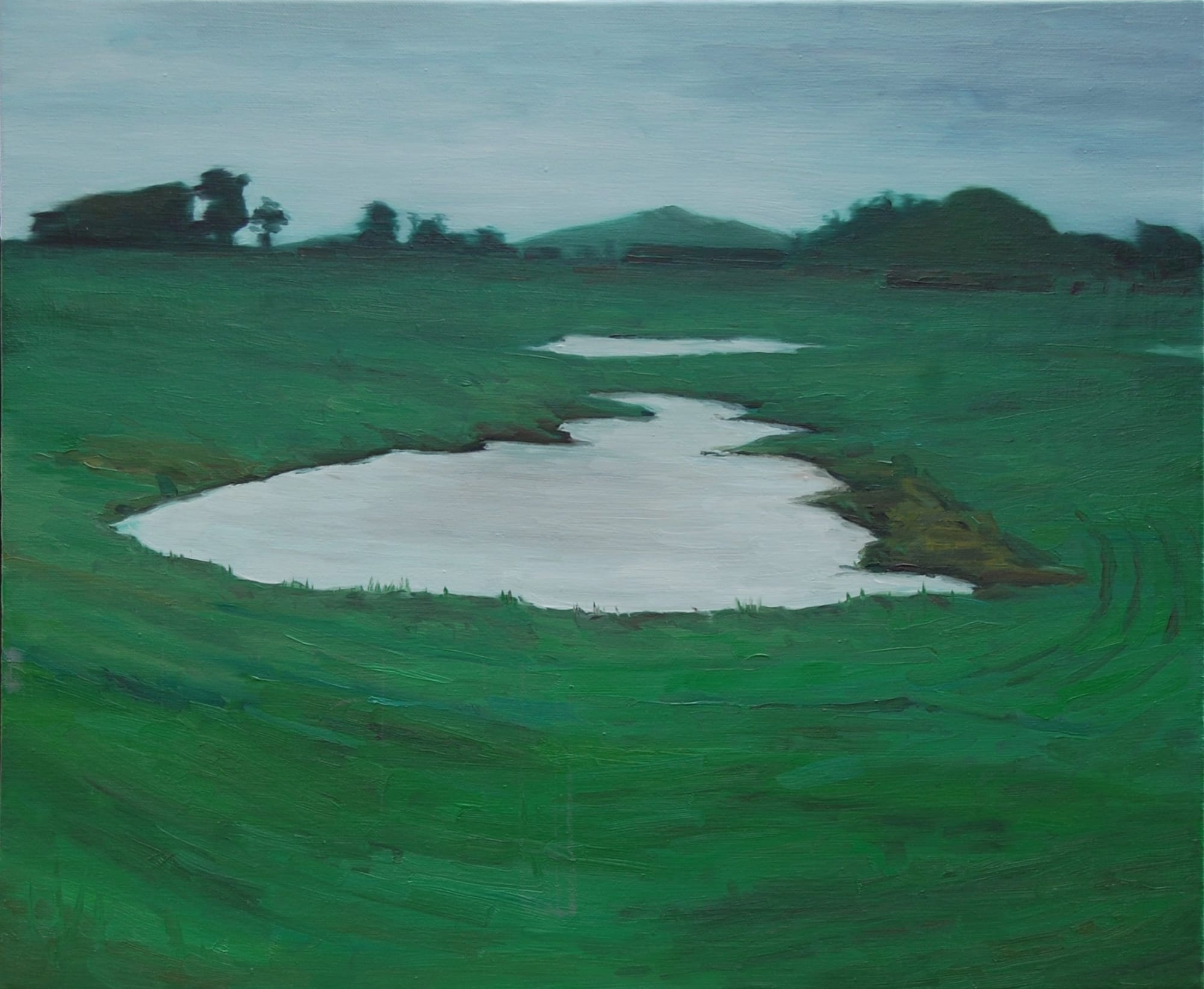 JUNG GWANGDO G landscape 7 oil on canvas 37.9 x 45.5cm 2014
