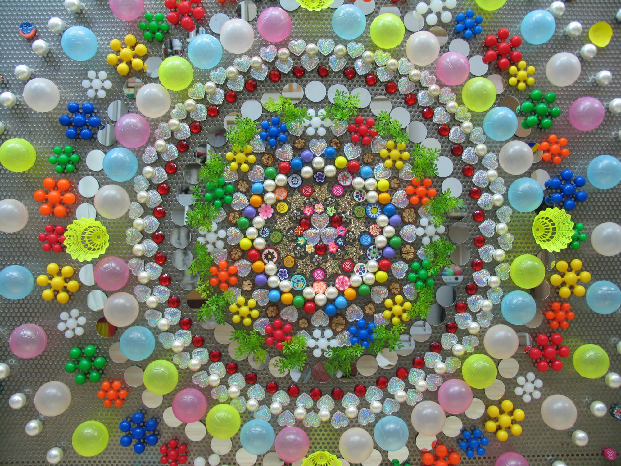 CHA MYUNGHYE Chaotic Balance mixed media on stainless steel board 92 x 124cm 2016