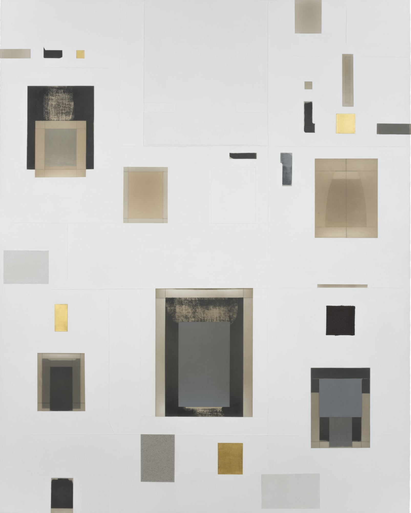 Bae Samsik Sincerity No.317-25 mixed media on canvas 163 x 130cm 2025