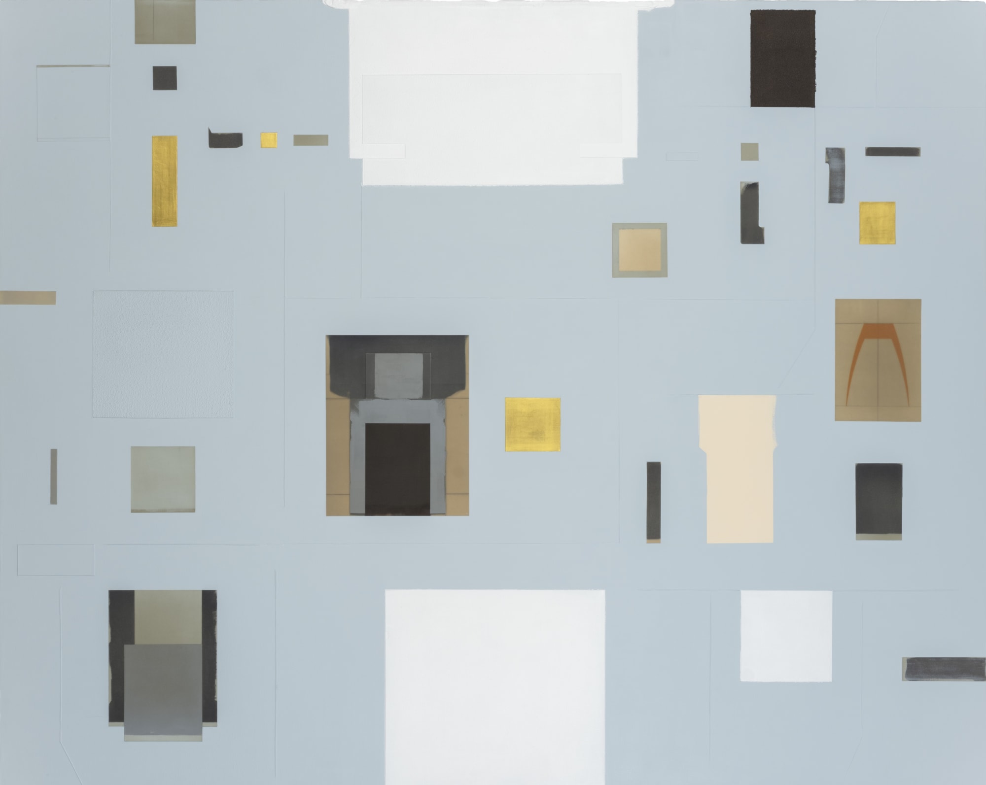 Bae Samsik Sincerity No.319-25 mixed media on canvas 130 x 163cm 2025