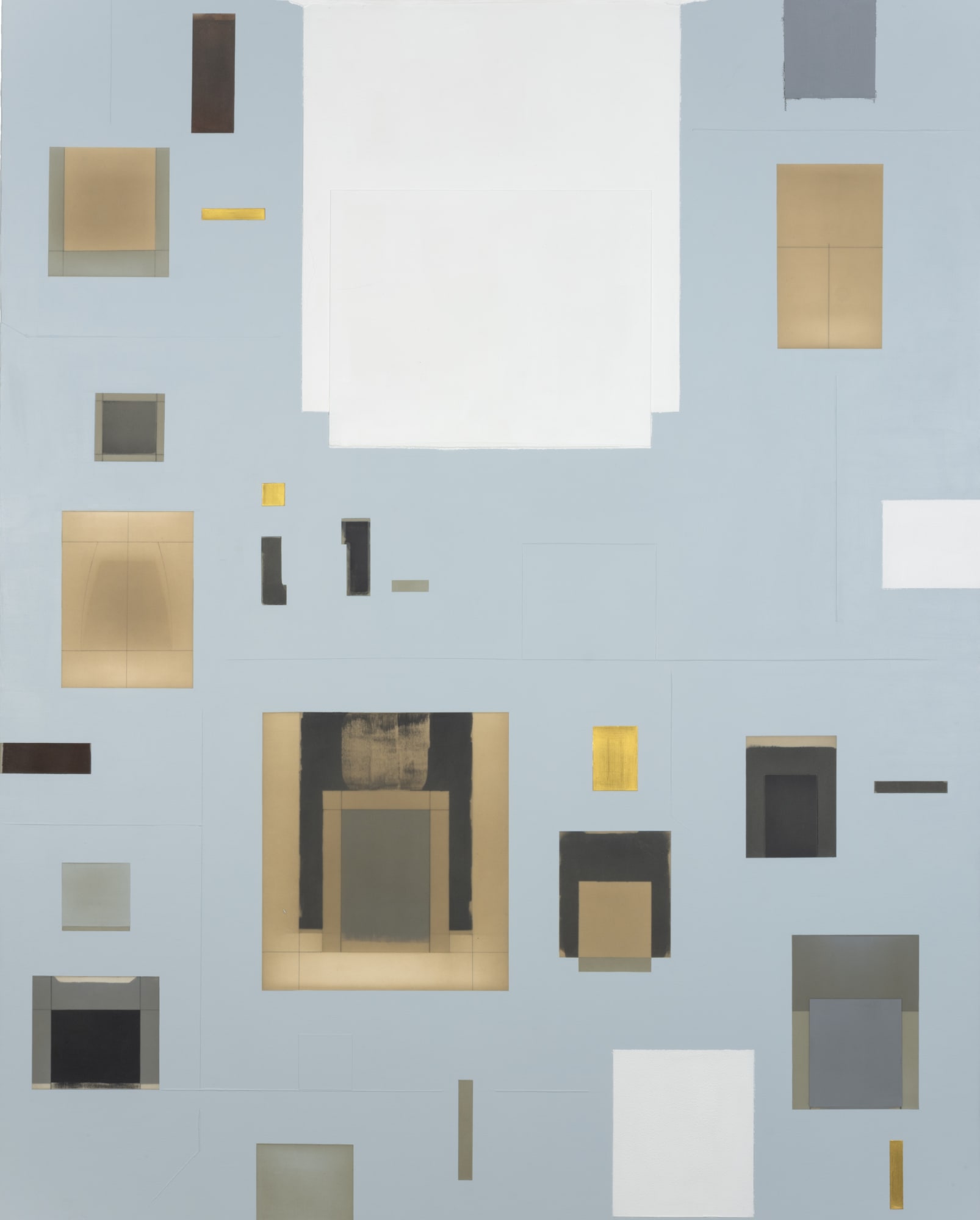 Bae Samsik Sincerity No.321-25 mixed media on canvas 163 x 130cm 2025