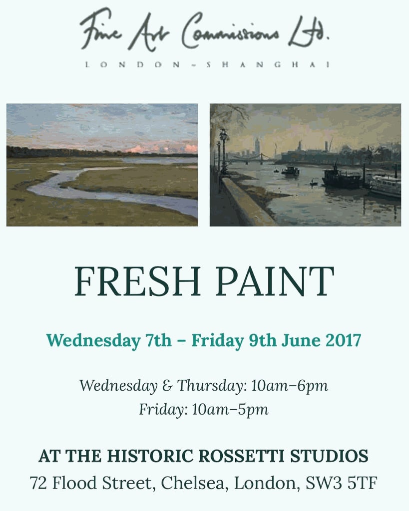 Fine Art Commissions - Fresh Paint 2017 - awarded the “Golden Buzzer Prize” by Sarah Stuart