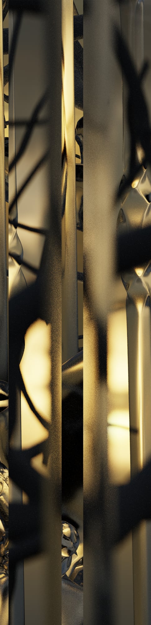 Bill Mattern Citation Stripe no.7, 2023 Inkjet on canvas 98h x 24w in