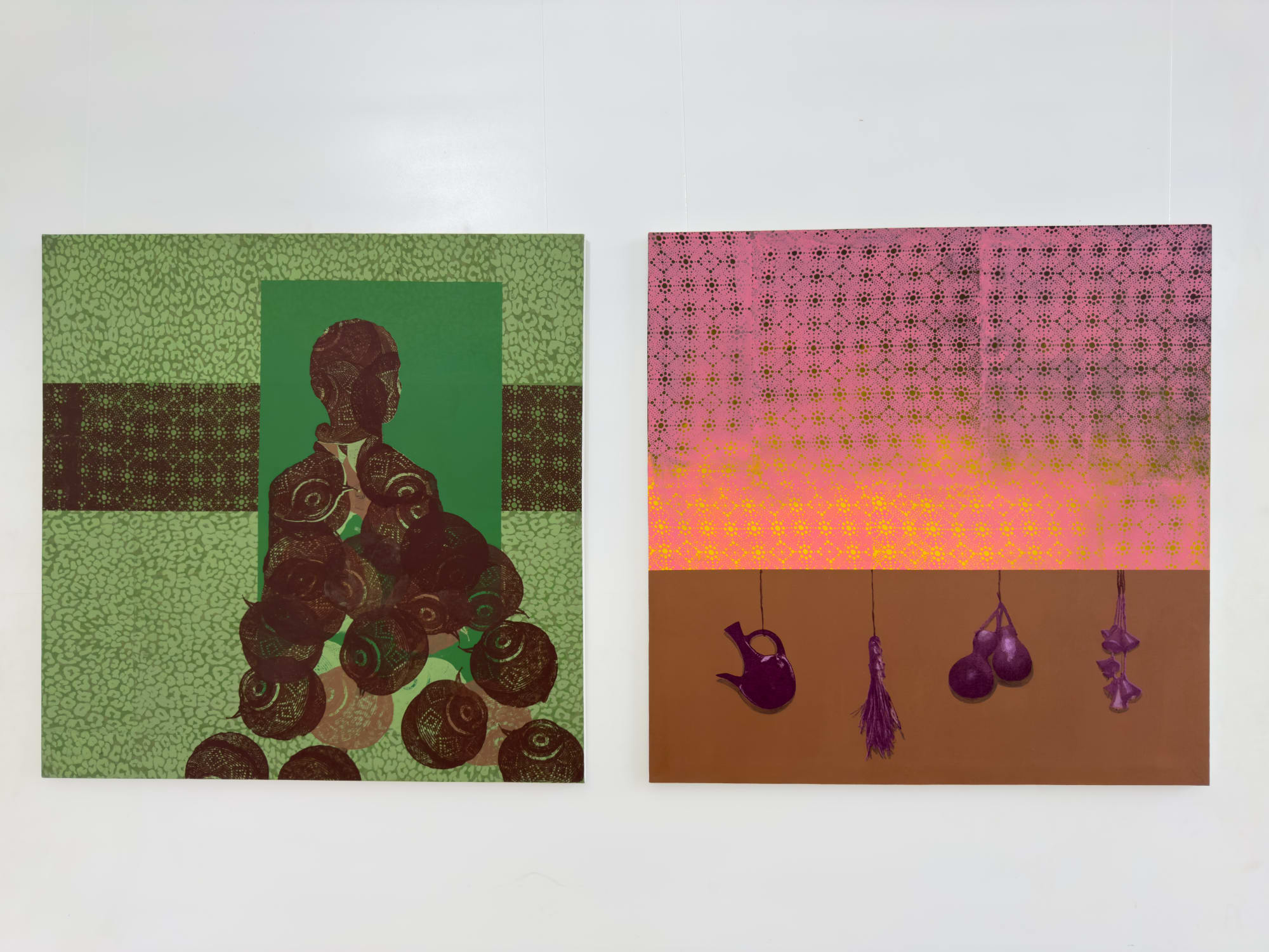 Woven Memories: Left-A lens of Grace | Right-As above so below