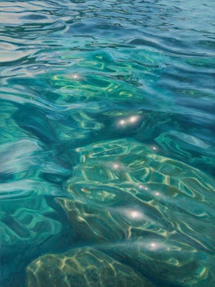 Little Rainbows 7 oil on canvas 48 x 36 inches