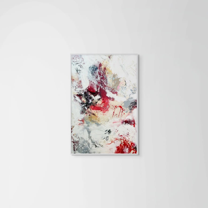 Costa Brava #1, 2024 Mixed media on canvas 45.6 x 32 inches