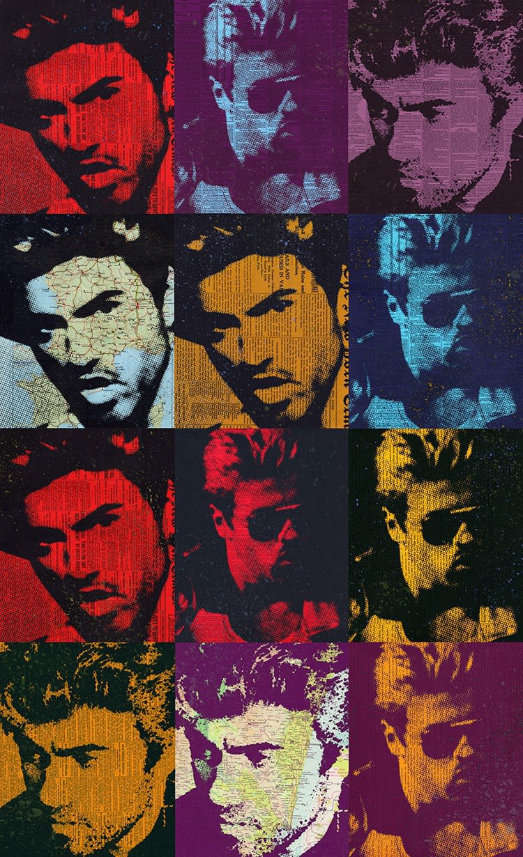 George michael, 2020 65 1/2 x 40 in., Ed. 15