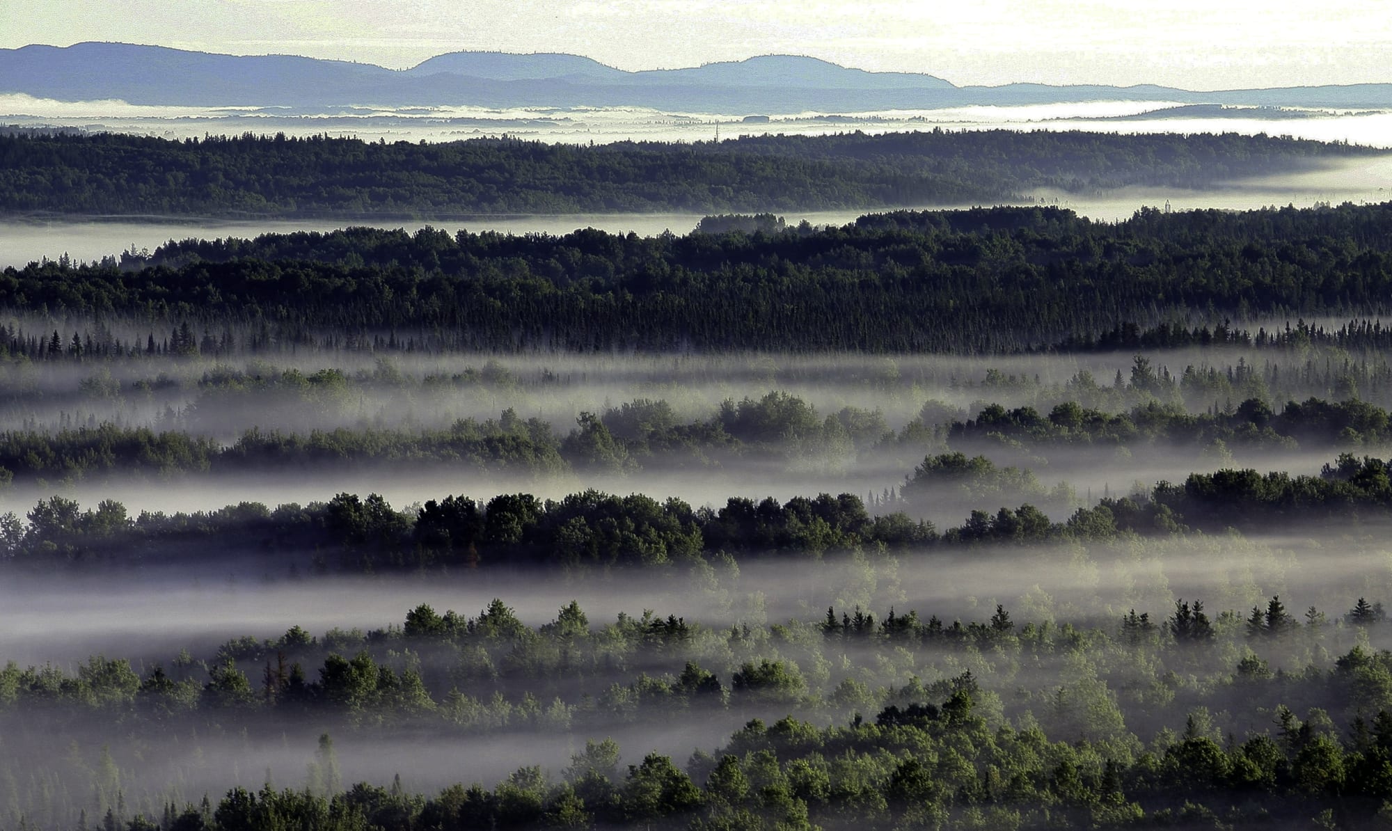 Matin de Brume, Rouyn-Noranda, QC, 2008 18 x 30 in., Ed. 10