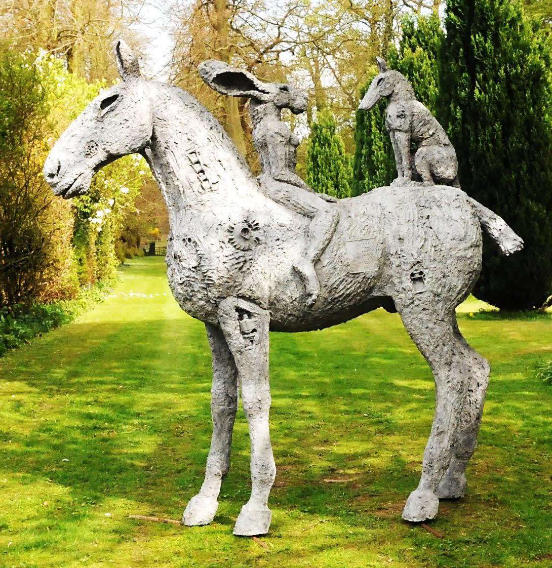 Conversation, 2002-2016 7 x 7 3/8 x 2 1/4 in., Ed. 50 84 5/8 x 85 3/8 x 26 3/4 in., Ed. 9