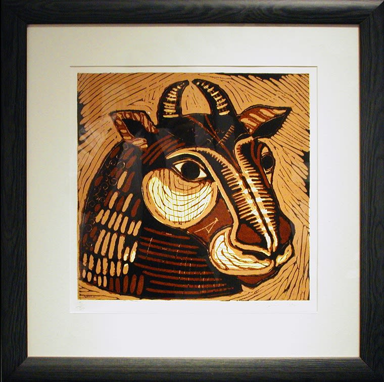 Minotaur Head, 1995 13 x 13 in., Ed. 50