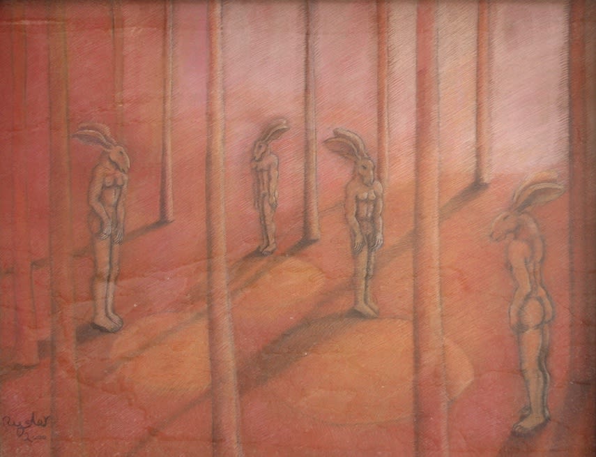 Paint Pots III, 2000 36 x 48 in.