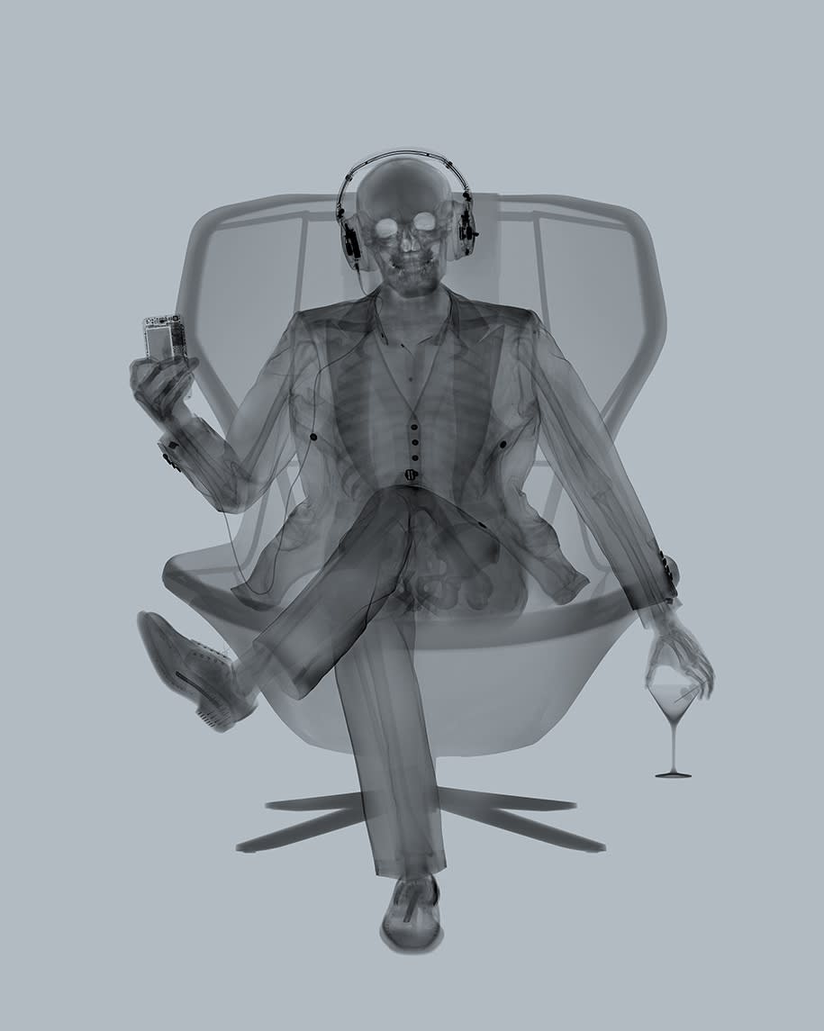 Easy Listener - Grey, 2021 29 1/2 x 23 in., Ed. 25 50 x 40 in., Ed. 15 59 x 47 in., Ed. 9