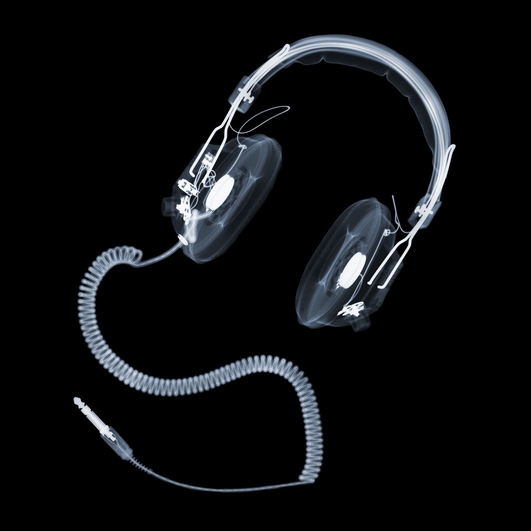 Headphones, 2009 16 1/2 x 16 1/2 in., Ed. 25 23 x 23 in., Ed. 5
