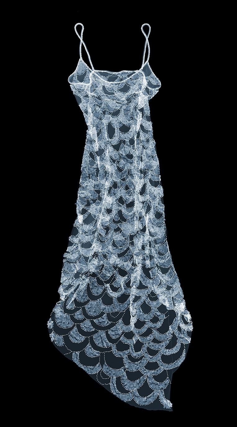 Scallop Glass Beaded Dress, 2012 71 x 39 in., Ed. AP