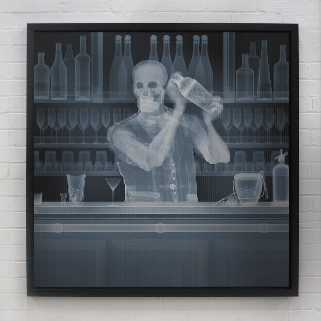 Bartender Shaker, 2021 33 x 33 in., Ed. AP 47 x 47 in., Ed. 15
