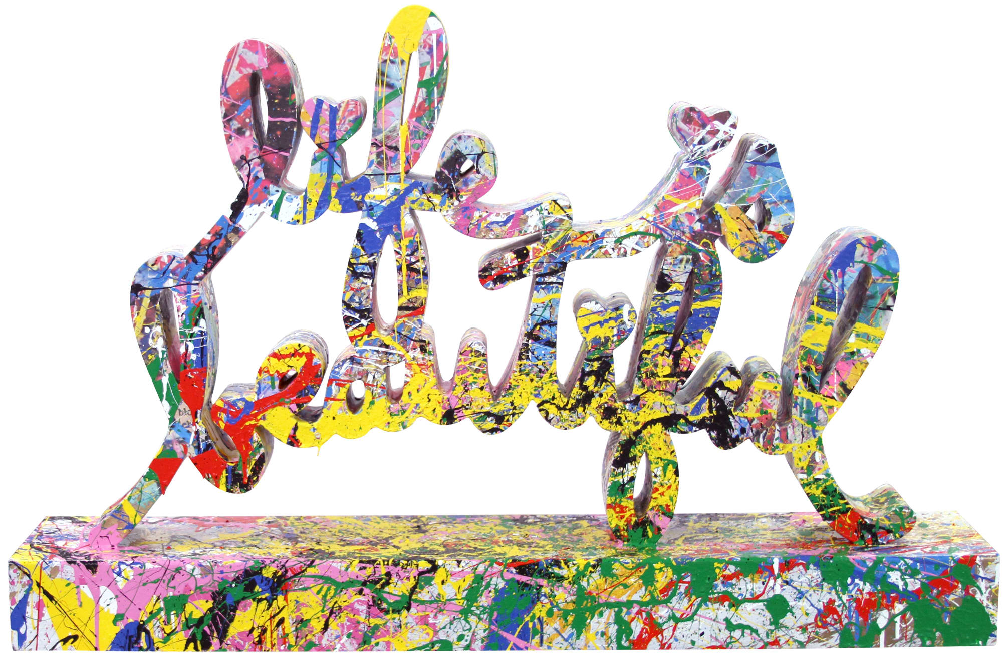 Life is Beautiful, 2017 27 x 42 x 10 in.