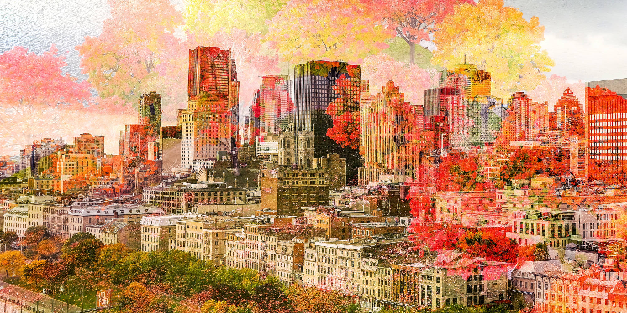 Quatre Saisons (Montreal, Canada), 2020 40 x 80 in., Ed. 5 48 x 96 in., Ed. 1