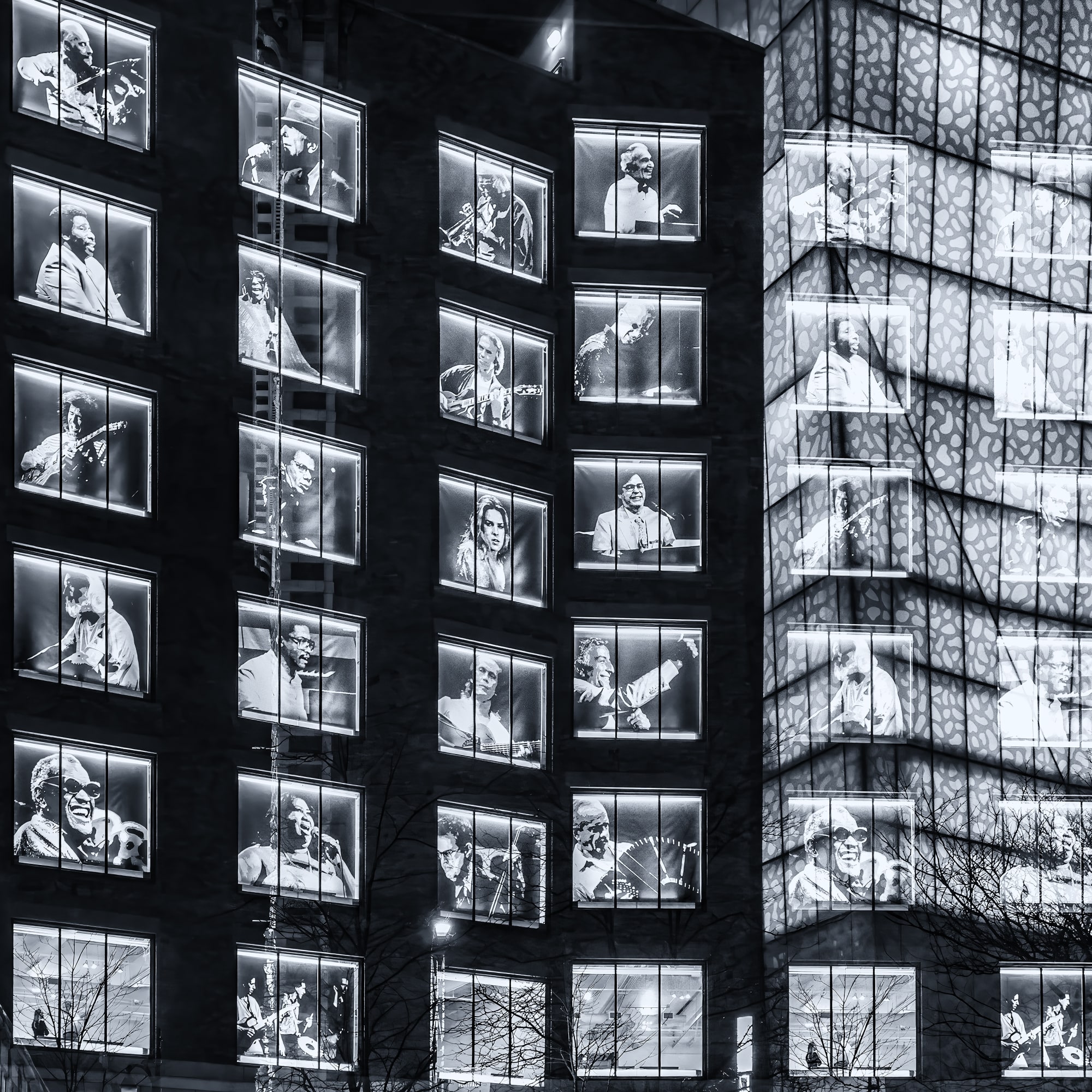 Jazz Messengers (Montréal, Canada), 2019 24 x 24 in., Ed. 5 40 x 40 in., Ed. 5 48 x 48 in., Ed. 1