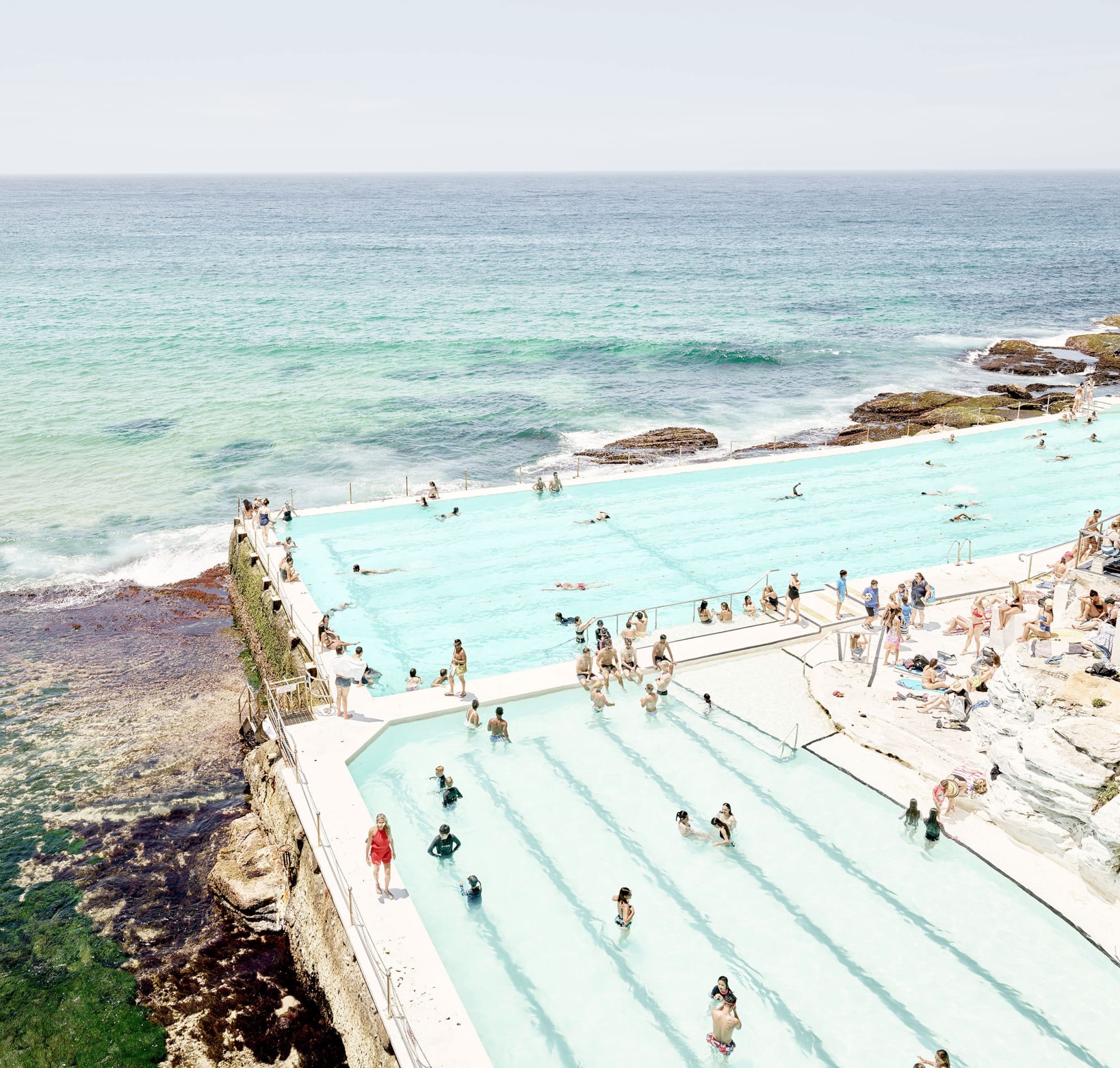 red bather, 2021 30 x 31 1/2 in. , Ed. 7 41 x 43 in., Ed. 7 55 x 58 in., Ed. 7 70 x 73 in., Ed. 7