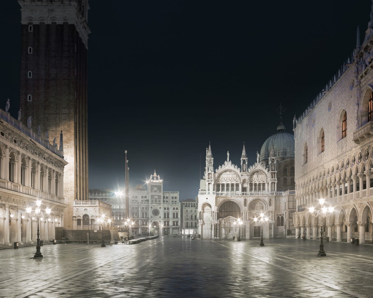 San Marco Night, Venice, Italy, 2012 13 x 16 in., Ed. 7 & 2AP 21 x 26 in., Ed. 2AP 32 x 40 in., Ed. 7 & 2AP 44 x 55 in., Ed. 10 & 2AP 59 x 73 1/2 in., Ed. 5 & 2AP