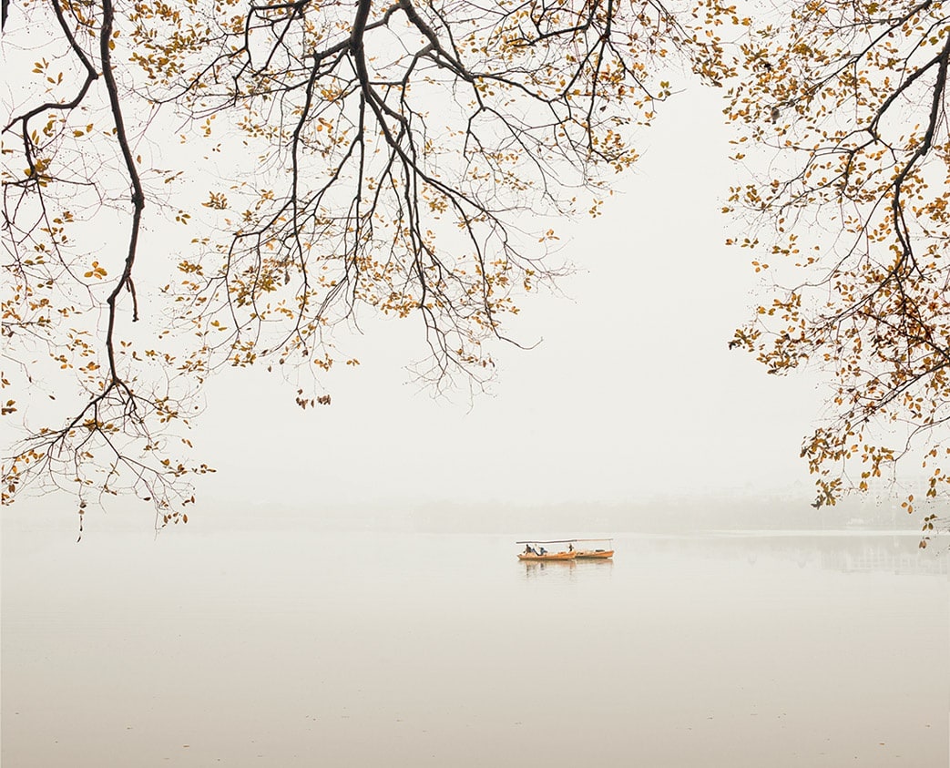 Boats,West Lake, Hangzhou, China, 2011 13 x 16 in., Ed. 4 & 2AP 21 x 24 in., Ed. 4 & 2AP 32 x 40 in., Ed. 7 & 2AP 44 x 55 in., Ed. 10 & 2AP