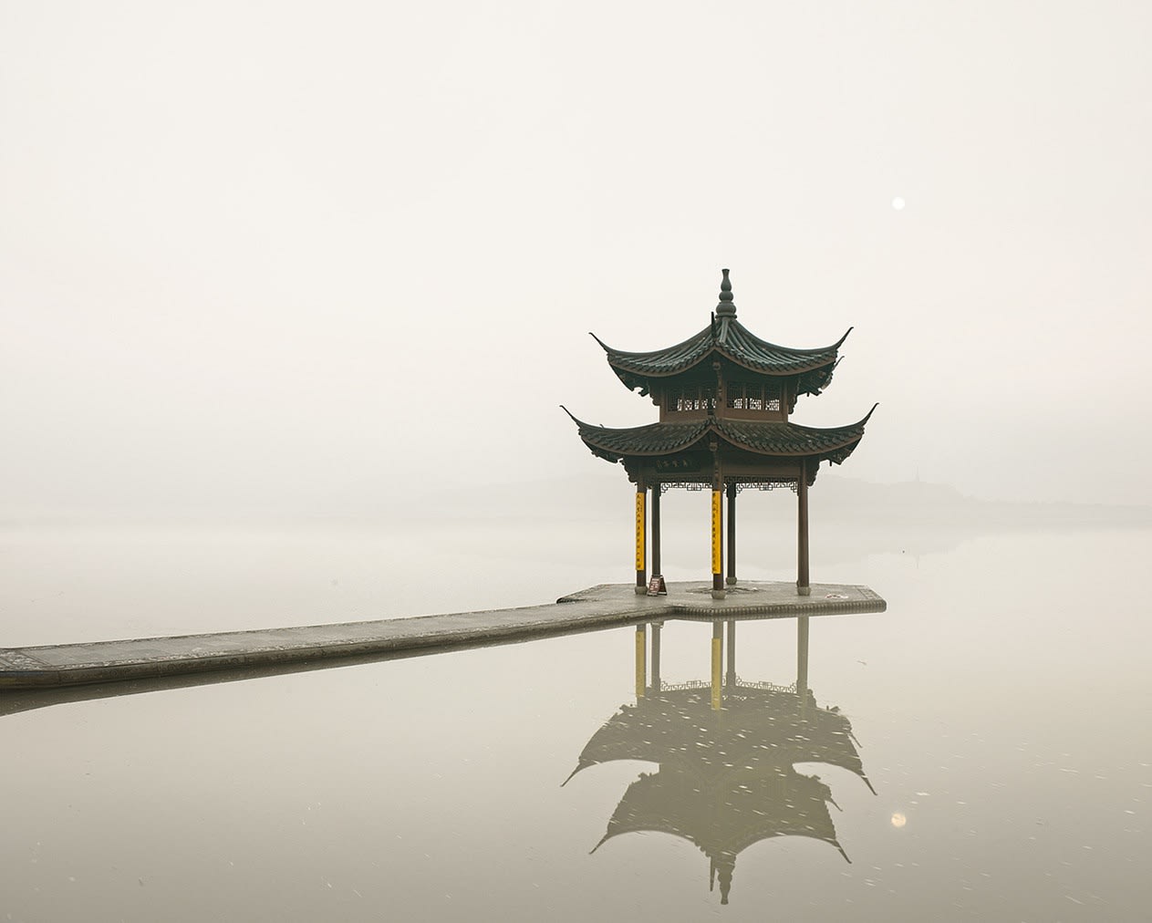 Pagoda, West Lake, Hangzhou, China, 2011 13 x 16 in., Ed. 4 & 2AP 21 x 24 in., Ed. 4 & 2AP 32 x 40 in., Ed. 7 & 2AP 44 x 55 in., Ed. 10 & 2AP