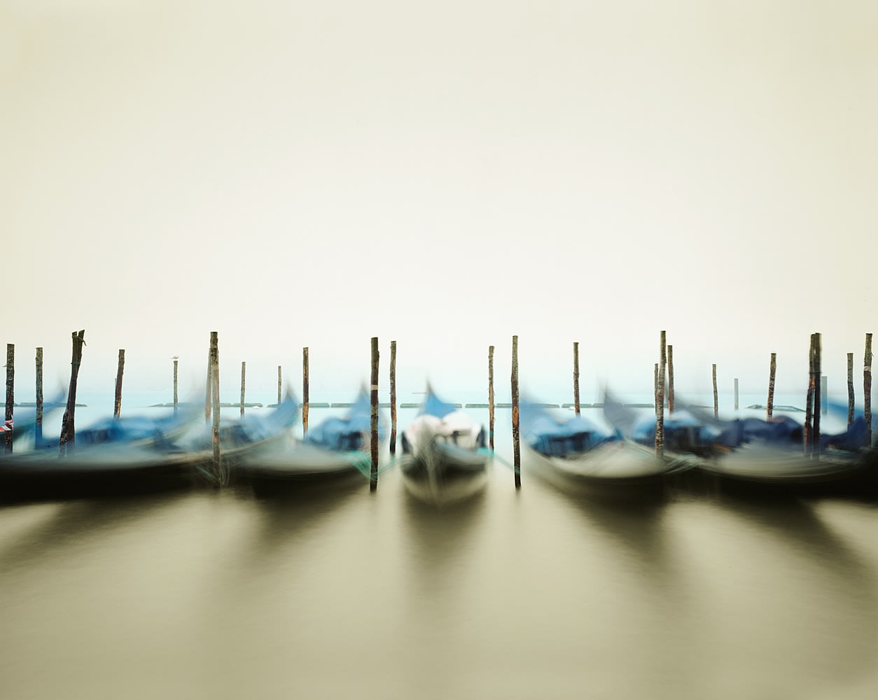 Gondolas, Venice, Italy, 2010 13 x 16 in., Ed. 4 & 2AP 21 x 24 in., Ed. 4 & 2AP 32 x 40 in., Ed.2AP 44 x 55 in., Ed. 2AP