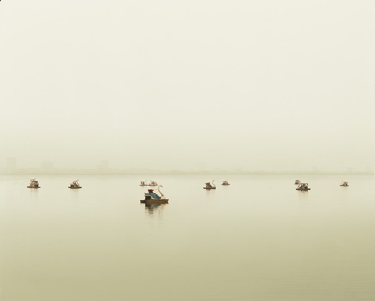 Swan Boats 2, Hanoi, Vietnam, 2011 13 x 16 in., Ed. 4 & 2AP 21 x 24 in., Ed. 4 & 2AP 32 x 40 in., Ed.7 & 2AP 44 x 55 in., Ed. 10 & 2AP