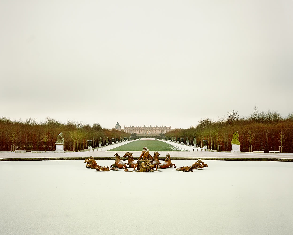 Morning Snow, Versailles, 2010 13 x 16 in., Ed. 4 & 2AP 21 x 24 in., Ed. 4 & 2AP 32 x 40 in., Ed.7 & 2AP 44 x 55 in., Ed. 7 & 2AP
